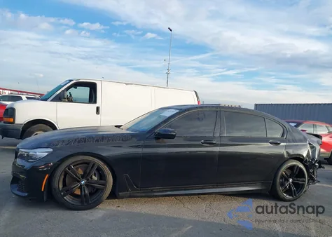 2019 BMW 740I из США, поврежденный, VIN WBA7E2C50KB454353